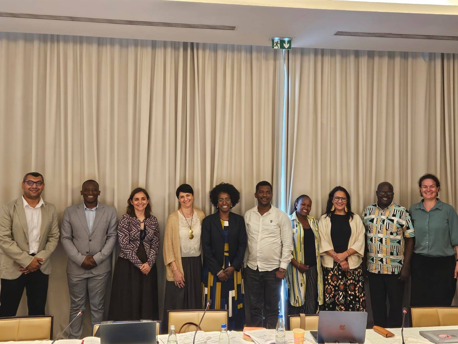 MVC Members posing for photo during the 139th session of WGEID in Abidjan.,