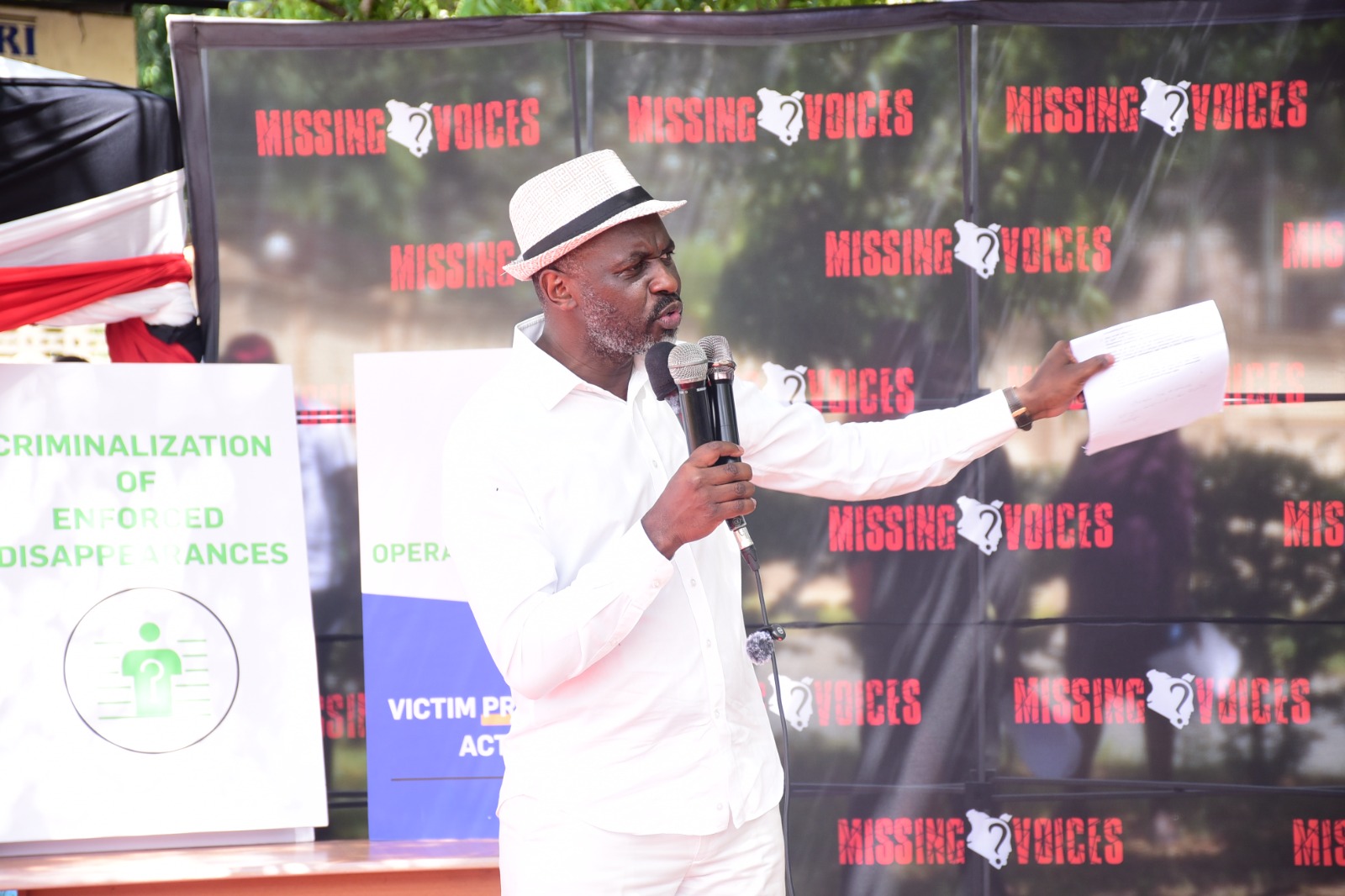 Vincent Chahale - Missing Voices Coalition Chairprson and IJM Kenya Country Director. 