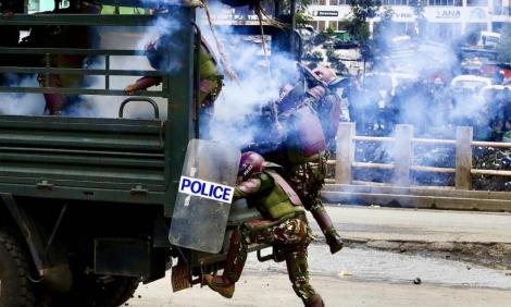 Kenya Police During Protests