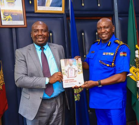 IG Police Douglas Kanja receives Missing Voices Report 2025